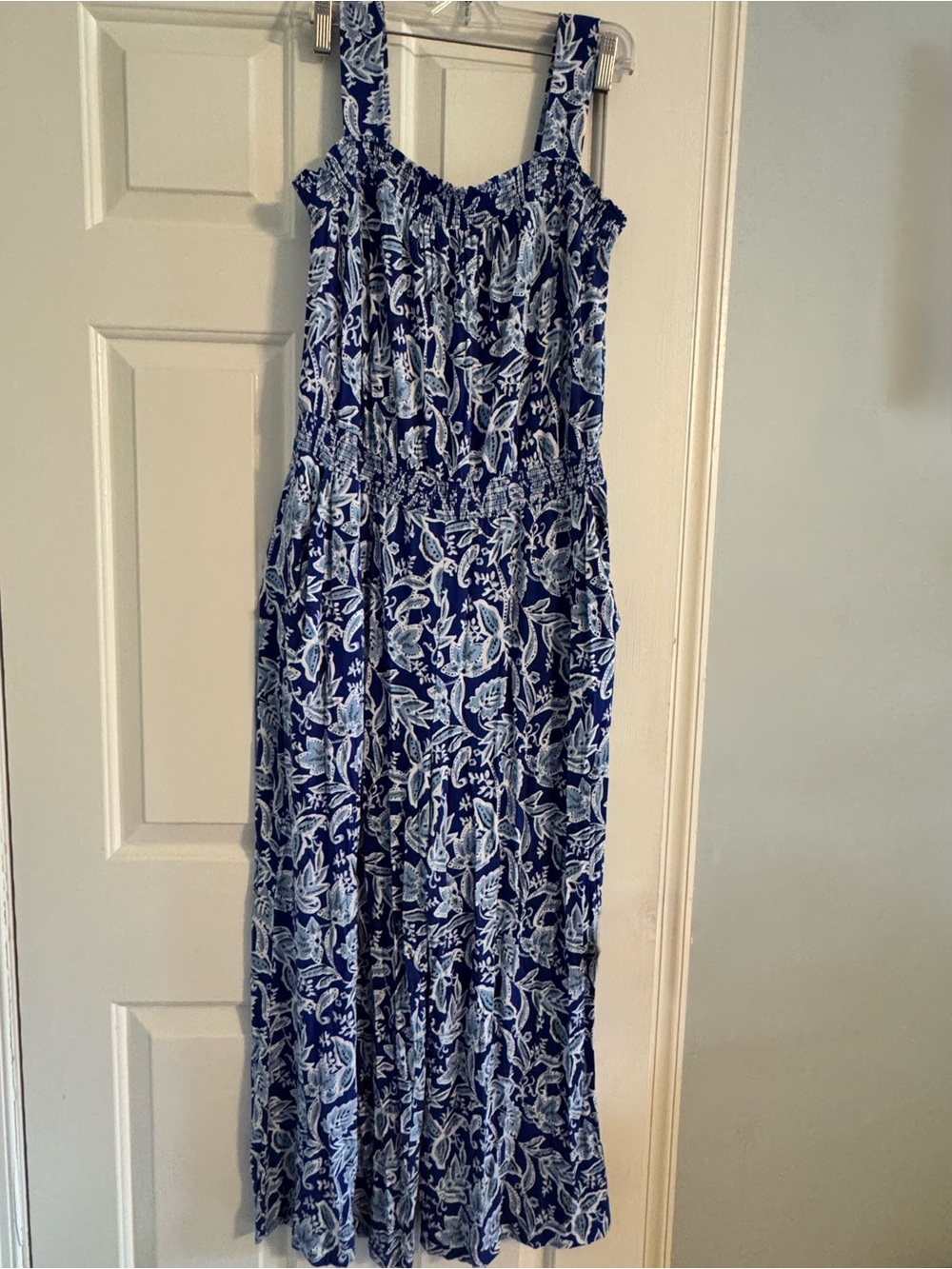 Women’s Boden Cropped Wide leg Jumpsuit Romper Floral Sleeveless Size 10